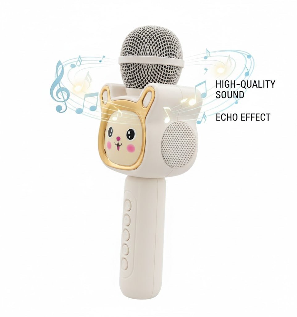 Cute Cartoon Wireless Karaoke Microphone