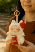 Labubu Soft Plush Keychain
