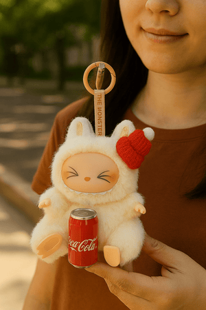 Labubu Soft Plush Keychain