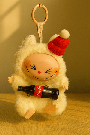 Labubu Soft Plush Keychain