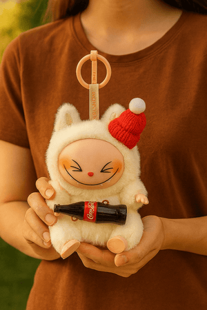 Labubu Soft Plush Keychain