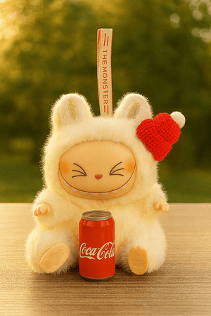 Labubu Soft Plush Keychain