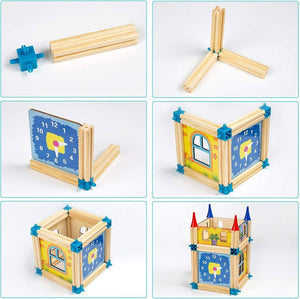 Wooden Architecture Building Blocks Toy